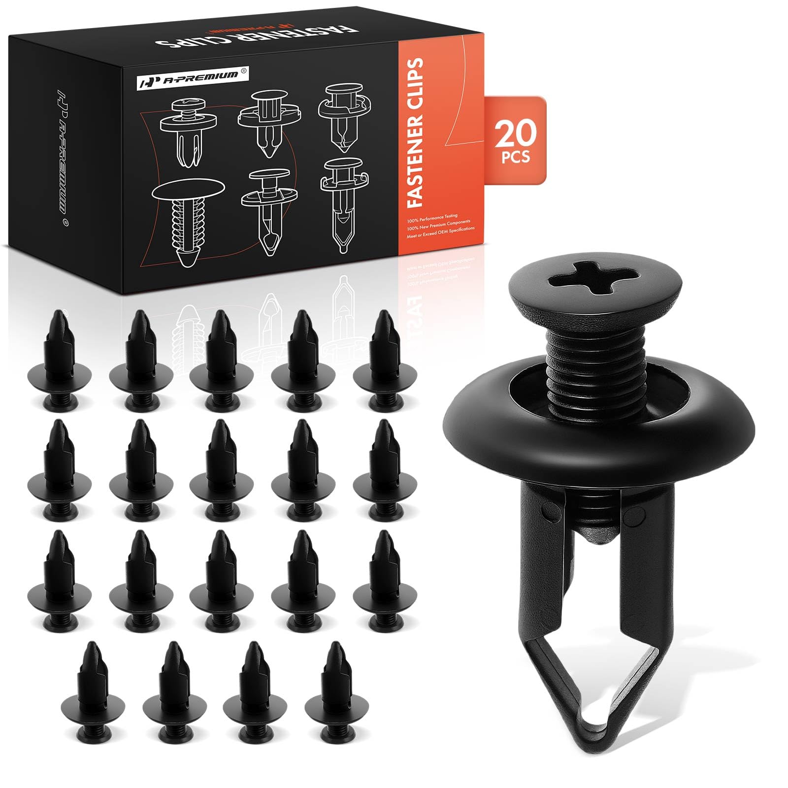Amazon.com: A-Premium 1.76oz 9mm Front Bumper Car Retainer